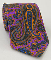 맥클스필드 모던 마더 프린트 실크 타이 MMPT-96